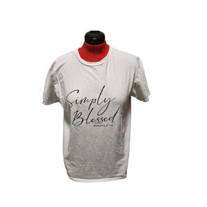 Blessed body apparel simply blessed tee size large